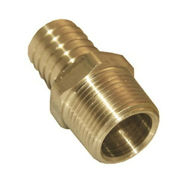 Anderson Metals 756110-0806 1/2-Inch by 3/8-Inch Low Lead Hex Pipe Bushing Brass 